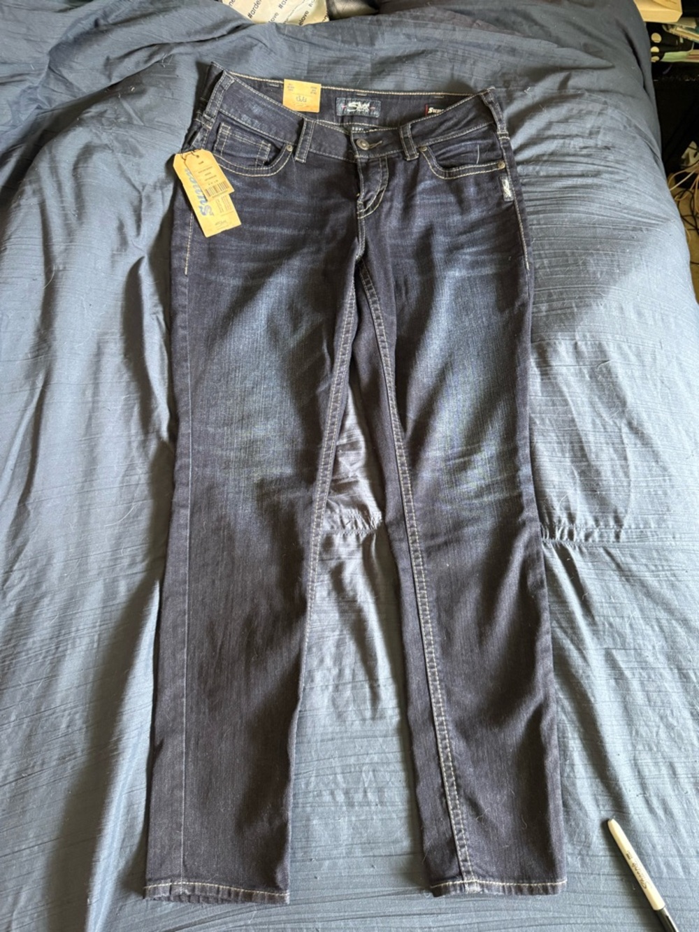 Silvers Dark Indigo Women’s Skinny Jeans